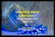 expanding digital opportunity?...expanding digital opportunity? inclusive innovation and the ‘ordinary’ city Allison Bramwell The University of North Carolina at Greensboro Creating