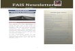 FAIS Newsletter - FSCA Entities/Regulated Entities Documents... · From the FIC Desk : 1 The journey to FICA compliance 1 Introduction 1 Why the FIC Act was amended 2 Commencement
