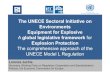 The UNECE Sectoral Initiative on Environments …...The UNECE Sectoral Initiative on Environments Equipment for Explosive A global legislative frameworkfor Explosion Protection The