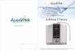 JS205 cover Newlogo - AlkaViva · CONGRATULATIONS ON YOUR NEW PURCHASE! 1 2 You have just purchased the finest, most advanced water system in the world! Your new ionizer is designed
