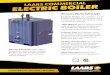 The Laars Electric Advantage - Amazon Web Services...BOILER Features: • 240, 208, 480, 600-volt 3-phase • 120-volt control circuit • Primary pump relay • Utility load control