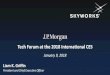 Tech Forum at the 2018 International CESsige.com/downloads/investors/JPM_IR_Presentation.pdf · Amplifiers / Switch High Performance Filters Antenna Tuning Custom MIMO Precision GPS