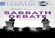 C o n t e n t s€¦ · C o n t e n t s testimony time 4 AnCHoR 2019fully their arguments. After the debate, Mr. Gregg attempted to rebut 5 RefleCtions on tHe sAbbAtH DebAte 6 sleeP
