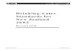 Drinking-water Standards for New Zealand 2005 (revised 2018)€¦ · Drinking-water Standards for New Zealand 2005 (revised 2018) v Contents Foreword iii 1 Overview of the Drinking-water