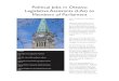 Political Jobs in Ottawa: Legislative Assistants (LAs) to ...Political Jobs in Ottawa: Legislative Assistants (LAs) to Members of Parliament Law. Academia. Consulting ﬁrms. These