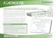 LiDORx Product Overview - Mar2017 - EMAIL · s rs n 1 t John Doe h ns! Lidocaine Transdermal Gel for Rapid ... burns, insect bites, pain, soreness and discomfort due to pruritis ani,