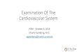 Examination Of The Cardiovascular System Exam… · Examination Of The Cardiovascular System POM - October 9, 2019 Charlie Goldberg, M.D. cggoldberg@health.ucsd.edu. Cardiovascular