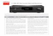 T 758 AV Surround Sound Receiver - NAD Electronics · “feature content” point-of-view, with sound quality far down the list of priorities. From lifelike surround sound performance