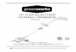 15 5.5A ELECTRIC STRING TRIMMER - GreenWorks• Make sure your extension cord is in good condition. When using an extension cord, be sure to use one heavy enough to carry the current