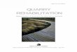 QUARRY REHABILITATION - resources.ccc.govt.nzresources.ccc.govt.nz/.../districtplanreview/...quarryrehabilitation.pdf · quarry is a function of a number of factors, the interplay