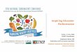 Inspiring Educator Performance - Purdue University...Inspiring Educator Performance. NATIONAL COORDINATOR'S CONFERENCE EXPANDED FOOD AND NUTRITION EDUCATION PROGRAM (EFNEP) ... little