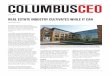 COLUMBUSCEO€¦ · Columbus commercial real estate market. The area has some of the state’s highest occupancy levels when it comes to commercial products, reports CBRE in its “Columbus