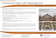 UFExchange University of Glasgow - CLAS AAC · The University of Florida’s College of Liberal Arts and Sciences offers students the opportunity to study at the University of Glasgow
