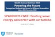 SPARBUOY-OWC: floating wave energy converter with air turbine · oscillating water column for wave energy conversion”, Renewable Energy, Vol. 44, pp. 328-339, 2012 • 5 design