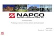 NAPCO SECURITY TECHNOLOGIESfilecache.investorroom.com/mr5ir_napcosecurity/267/... · Sales of $21.1 Million 14 Consecutive Quarters of Sales Growth!!! Recurring Revenue Increased