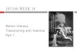 IAT100 WEEK 10 - Simon Fraser Universitycgibsonb/weekly slides/IAT100 week 10 .pdf · STORYBOARD ACTIVITY • Shot: the length of time before a change in framing. • Transition: