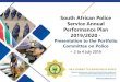 South African Police Service Annual Performance Plan 2019 ...pmg-assets.s3-website-eu-west-1.amazonaws.com/SAPS... · Service Annual Performance Plan 2019/2020 - Presentation to the