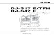 VHF/UHF FM TRANSCEIVER DJ-S17 E/TFH DJ-S47 E MANUALS/ALINCO/ALINCO--DJ-S… · VHF/UHF FM TRANSCEIVER DJ-S17 E/TFH DJ-S47 E Instruction Manual ... Be sure to reduce the audio output