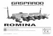 ROMINA - Maschio Gaspardo · > ROMINA» precision planting unit is a machine that is particu-larly suitable for precision seed planting, for multiple uses and with any type of seed