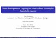 Some homogeneous Lagrangian submanifolds in complex ...xtsunxet.usc.es/berndt2019/slides/Toru-Kajigaya.pdf · Some homogeneous Lagrangian submanifolds in complex hyperbolic spaces