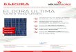 270-280 ELDORA ULTIMA · ELDORA ULTIMA SILVER 1500V SERIES CAUTION: READ SAFETY AND INSTALLATION MANUAL BEFORE USING THE PRODUCT. Specifications included in this datasheet are subject