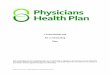 Credentialing and Re-credentialing Plan ... Physicians Health Plan Credentialing and Re-credentialing