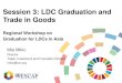 Session 3: LDC Graduation and Trade in Goods 3 - LDC Graduati… · RTA Type Qualifying Criteria ATIGA Regional-Value content needs to be at least 40 percent -Rules for Textiles –