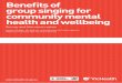 Community Art and Health Promotion · 2015-01-22 · Victorian Health Promotion Foundation 2 . Benefits of group singing for community mental health and wellbeing . Survey and literature