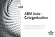 ADM Auto- Categorization · The ADM Auto-Categorization will help you to better understand the main issues causing revenue leakage in your Airline. It will unlock the possibility