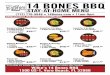14 BONES BBQ Bones BBQ Packages Flyer.pdf14 BONES BBQ STAY-AT-HOME MENU (772) 770-5646 • 14Bones.com • 11am-9pm Reason #2 • Whole Chicken • Slab of Spare Ribs • 2 Pints of