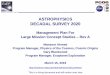 ASTROPHYSICS DECADAL SURVEY 2020 · 05.04.2016  · – In support of 2018 technology cycle M6 Complete Decadal Concept Maturity Level 4 Audit and Freeze Point Design August 2018