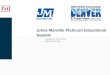 Johns Manville Platinum Educational Session · Source: The Drive Toward Healthier Buildings 2016 SmartMarket Report, Dodge Data & Analytics, 2016 61% - Enhanced Ventilation 40% -Layout