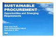 SUSTAINABLE PROCUREMENT - National Academiessites.nationalacademies.org/cs/groups/pgasite/documents/webpage/… · Sustainable Procurement Technical Requirements cloud Integrated