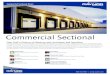Commercial Sectional - Raynor Garage Doors€¦ · Commercial Sectional Doors. Series MODEL Max. Opening Width Max. Opening Height Construction Surface Texture Section Thickness Exterior