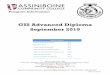 GIS Advanced Diploma September 2019 - Assiniboine College · GIS Advanced Diploma September 2019 Program Information Steven Hills GISP, RPF Instructor | GIS Environmental Technologies