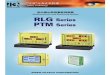 RLG PTM総合カタログ A4版 · 100 u sec. 2500 Specifications RI-G Series PTM Series IA 240VAC IA contact capacity : 240VAC IOA Èÿñ*/Ordering Information W Weight: 3.2 kgs