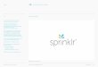 1.1 primary logo - Sprinklr · Say, in a room, on a banner, a book. But, if the Sprinklr name, logo and/or burst are in multiple places – say, in a document, or presentation –