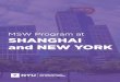 MSW Program at SHANGHAI and NEW YORK · NYU Silver’s MSW program at Shanghai and New York provides the opportunity to experience an innovative global MSW education. Extended immersion