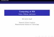 Computing at RSI - MITweb.mit.edu/rsi/www/pdfs/new-athena.pdf · Computing at RSI Linux Files and Folders Exercise Through the command line interface: 1 navigate to RSI folder 2 create
