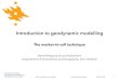 Introduction to geodynamic modelling - GitHub Pages · Intro to geodynamic modelling .ﬁ/yliopisto May 20, 2018 Introduction to geodynamic modelling The marker-in-cell technique