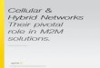 Cellular & Hybrid Networks Their pivotal role in M2M ...hiveware.com/doc/cellular-and-hybrid-networks-their-pivotal-role-in-m… · it comes to M2M: transport small amounts of data