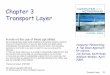 Chapter 3 Transport Layer - Simon Fraser University€¦ · Transport Layer. 3-1. Chapter 3 Transport Layer. Computer Networking: A Top Down Approach 5. th. edition. Jim Kurose, Keith