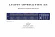 Light Operator 48 v1.0 - B&K Braun Operator 48.pdf · LIGHT OPERATOR 48 4 (V2.0) GLP German Light Production Kennzeichen und Merkmale • Technische Eignung Dieser Kontroller kann