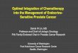 Optimal Integration of Chemotherapy into the Management of ...images.researchtopractice.com/2017/.../RTPLive/12-AUA/P1/Present… · Optimal Integration of Chemotherapy into the Management