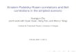 Einstein-Podolsky-Rosen correlations and Bell correlations ...€¦ · Einstein-Podolsky-Rosen correlations and Bell correlations in the simplest scenario Huangjun Zhu (Joint work