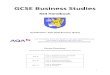 GCSE Business Studies€¦ · Unit 1: Business in the real world Unit 4: Human resources Year 10 Unit 3: Business operations Unit 2: Influences on business Year 11 Unit 5: Marketing