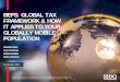 BEPS: GLOBAL TAX FRAMEWORK & HOW IT APPLIES TO YOUR ...€¦ · BEPS: GLOBAL TAX FRAMEWORK & HOW IT APPLIES TO YOUR GLOBALLY MOBILE POPULATION November 2017 PRESENTERS: CHIP MORGAN