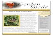 Garden Spade - University of Missouriextension.missouri.edu/stegenevieve/documents/Garden Spade Febr… · plants within your garden. With the fall of pollinators, specifically the