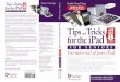 Visual Steps™ iOS 8 for SENIORS Tips Tricks iPad · Tips and Tricks for the iPad with iOS 8 for SENIORS makes use of the Visual Steps method developed for ... There are many advantages
