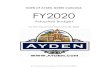 TOWN OF AYDEN, NORTH CAROLINA FY2020€¦ · TOWN OF AYDEN, NORTH CAROLINA FY2020 Adopted Budget For the Fiscal Year End June 30, 2020 4144 West Avenue Ayden, North Carolina 28513